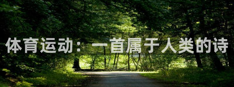 体育运动：一首属于人类的诗